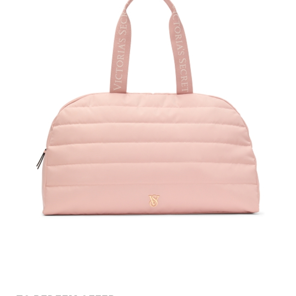 Victoria's Secret NWT Dome Duffle light pink - Picture 3 of 9